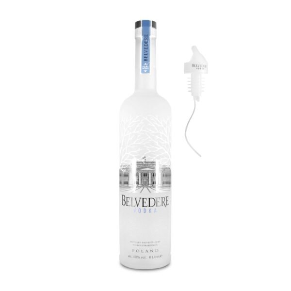 Belvedere Vodka 6,0L (40% Vol.) + Eclairage LED